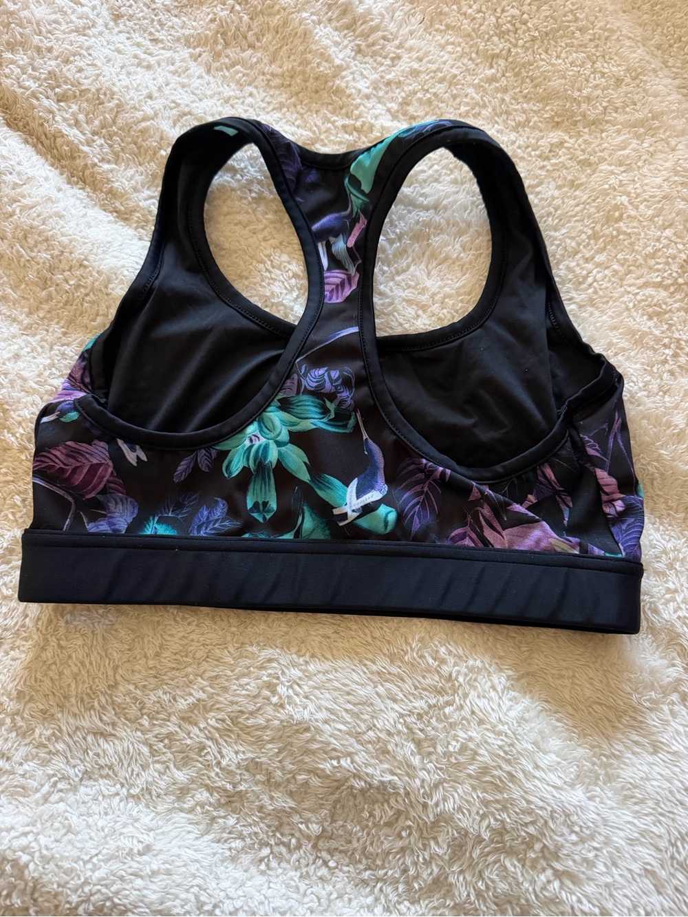 BLACKMILK Floral hummingbird pocket Leggings and matching sports bra size M - Picture 5 of 5